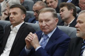 Hlib Pygunov and Leonid Kuchma