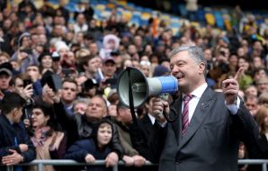 Петро Порошенко на НСК "Олімпійський"