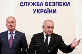 Vasyl Hrytsak and Anatoly Matios
