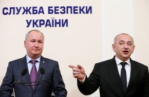 Vasyl Hrytsak and Anatoly Matios