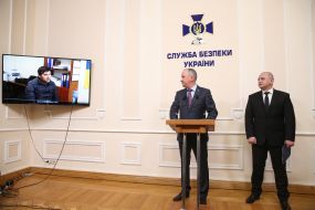 Vasyl Hrytsak and Anatoly Matios