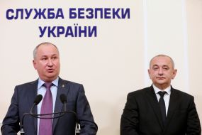 Vasyl Hrytsak and Anatoly Matios
