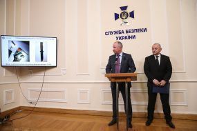 Vasyl Hrytsak and Anatoly Matios