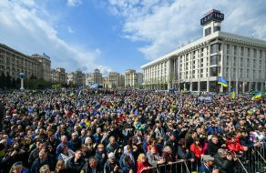 Сторонники Петра Порошенко