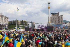 Сторонники Петра Порошенко