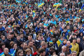 Сторонники Петра Порошенко