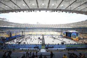 NSC "Olimpiysky" before the debate begins