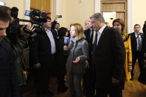 Petro Poroshenko with his wife Marina