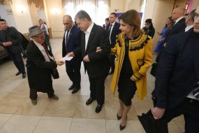 Petro Poroshenko with his wife Marina