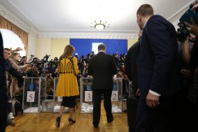 Petro Poroshenko with his wife Marina