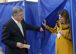 Petro Poroshenko with his wife Marina