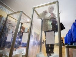 Избирательный участок в Киеве