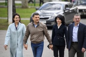 Vladimir Groisman with his wife Elena