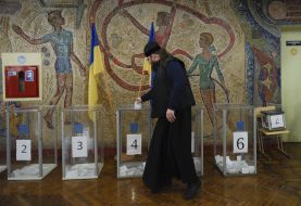 Избирательный участок в Киеве