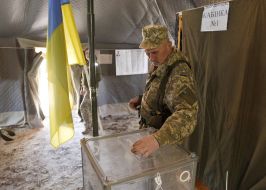 Voting in the Luhansk region