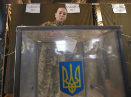 Voting in the Luhansk region