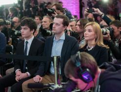 Mikhail, Alexey and Yulia Poroshenko