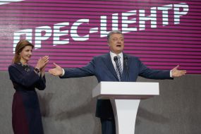 Petro Poroshenko with his wife Marina