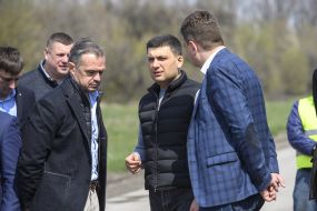 Славомир Новак и Владимир Гройсман