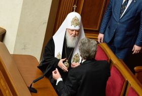 Patriarch Filaret and Viktor Yushchenko