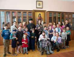 Marina Poroshenko and Metropolitan Epiphanius
