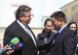 Pavlo Klimkin and Linas Linkevičius