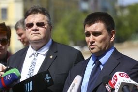 Pavlo Klimkin and Linas Linkevičius
