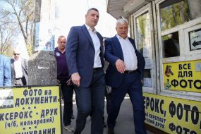 Vyacheslav Nepop and Vitali Klitschko