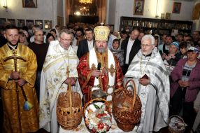 Victor Marinchak and Bishop Mitrofan