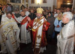 Victor Marinchak and Bishop Mitrofan