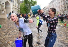 "Blooming Monday" in Lviv