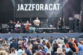 Participants of the festival "Zaporizhzhia Jazzy"