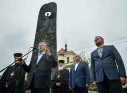 Petro Poroshenko, Stepan Kubiv, Oleg Synyutka