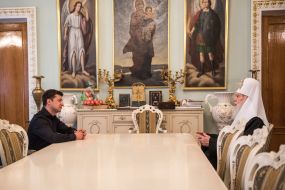 Volodymyr Zelensky and Filaret