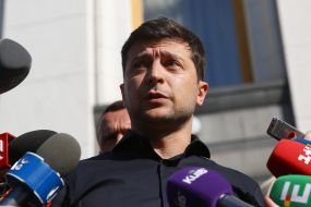 Владимир Зеленский отвечает на вопросы журналистов
