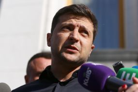 Владимир Зеленский отвечает на вопросы журналистов