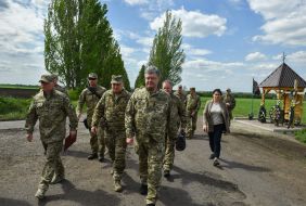 Petro Poroshenko, Sergei Naev and Oleksandr Turchynov