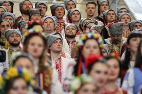 Participants of the Ukrainian Republican Chapel NOW Credo