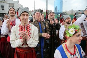 Participants of the Ukrainian Republican Chapel NOW Credo