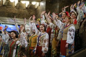 Participants of the Ukrainian Republican Chapel NOW Credo