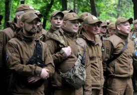 Построение личного состава Муниципальной стражи 