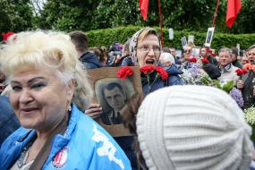 Participant of the action "Immortal regiment"