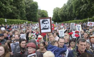 Participants of the action "Immortal regiment"