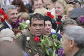 Participants of the action "Immortal regiment"