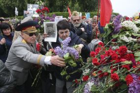 Participants of the action "Immortal regiment"