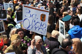 Participants of the action "Immortal regiment"