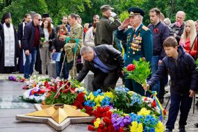 Мероприятия по случаю Дня Победы над нацизмом в Ужгороде