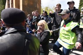 Інна Іваночко, якій плюнули в обличчя на Пагорбі Слави