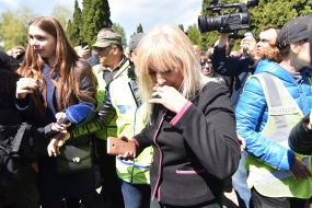 Інна Іваночко, якій плюнули в обличчя на Пагорбі Слави