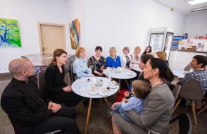 Maryna Poroshenko visited the Strong spirit. Moms. exhibition